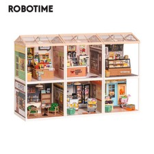 Rolife 1:24 Super Creator Plastic 3D Dollhouse 6-set Decor DIY Adult Xmas Gifts