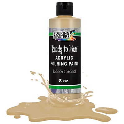 Pouring Masters Desert Sand 8-Ounce Bottle Water-Based Acrylic Pouring Paint