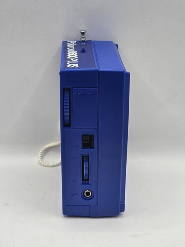 Polaroid 600 Plus pellicola colore istantaneo blu AM/FM radio d'epoca funziona buona antenna - Foto 5 di 7