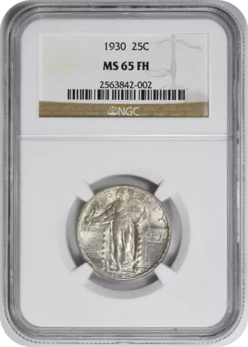 1930 Standing Liberty Silver Quarter MS65FH NGC