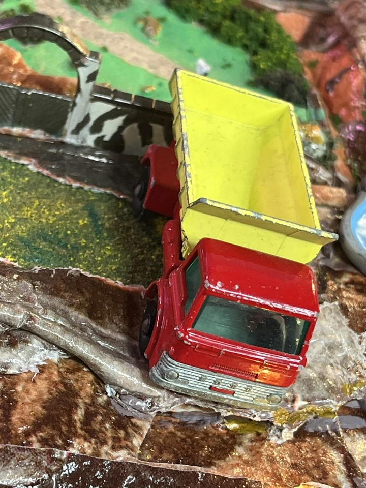 Camión Lesney Matchbox 1970 Grant Spreading Nº 70 Rojo Diecast USADO EXCELENTE ESTADO Foto 3 de 4