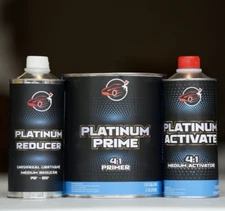Platinum Prime 4:1 2K Urethane High Build Primer & Sealer GALLON Kit + Reducer!