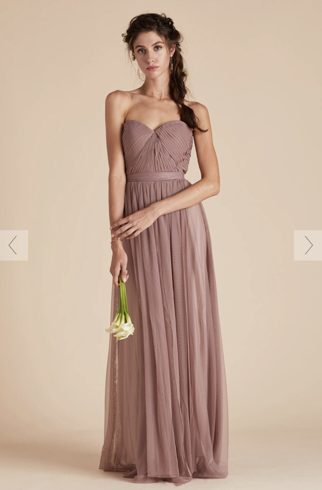 Birdy Grey Christina Convertible Tulle Bridesmaid Dress Size M