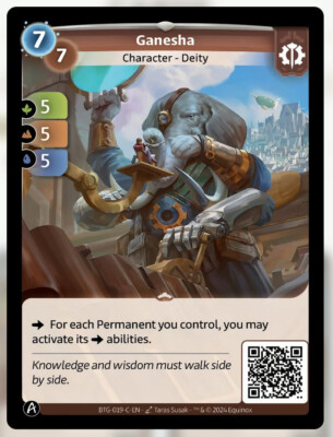 ALTERED TCG AXIOM GANESHA PHYSICAL+DIGITAL