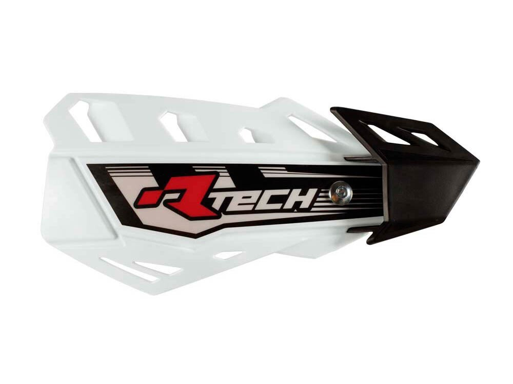 Protège-mains guidon FLX blanc moto cross enduro accessoire protection leviers