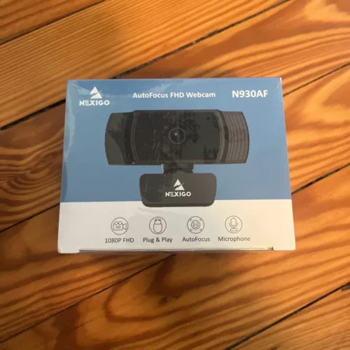 NexiGo N930AF Webcam with Software Control Stereo Microphone & Privacy Cover