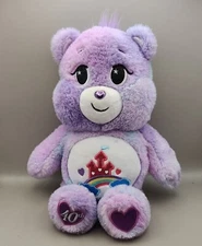 40th Anniversary Care Bear 13" Sparkle Plush: Care-A-Lot Bear 2022 by Basic Fun