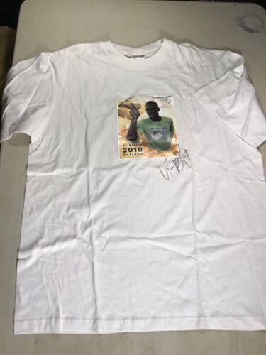 Usain Bolt Signed T-Shirt IAAF World Challenge 2010 Very Rare: Ivan Lendl Estate - Picture 1 of 7