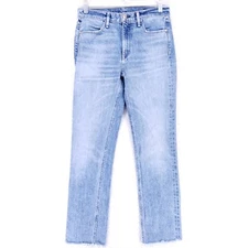 Rag & Bone Jeans Denim Cotton Women SZ 25 Blue VTG Straight 90s Stretch Y2K