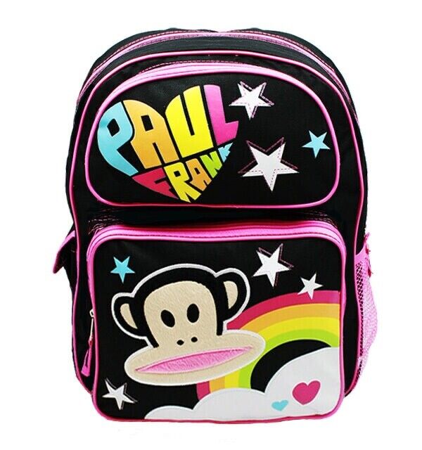 Paul Frank Monkey 16" Adjustable Strap Backpack-Paul Frank Backpack-Brand New!
