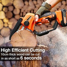 Image of 4" 20V Mini Chainsaw Cordless Electric Chainsaw  for Gardening, Pruning Trees