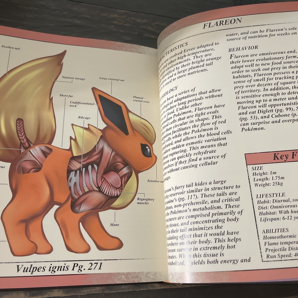 Pokenatomy Unofficial Pokemon Anatomy Guide Leatherbound Hardcover