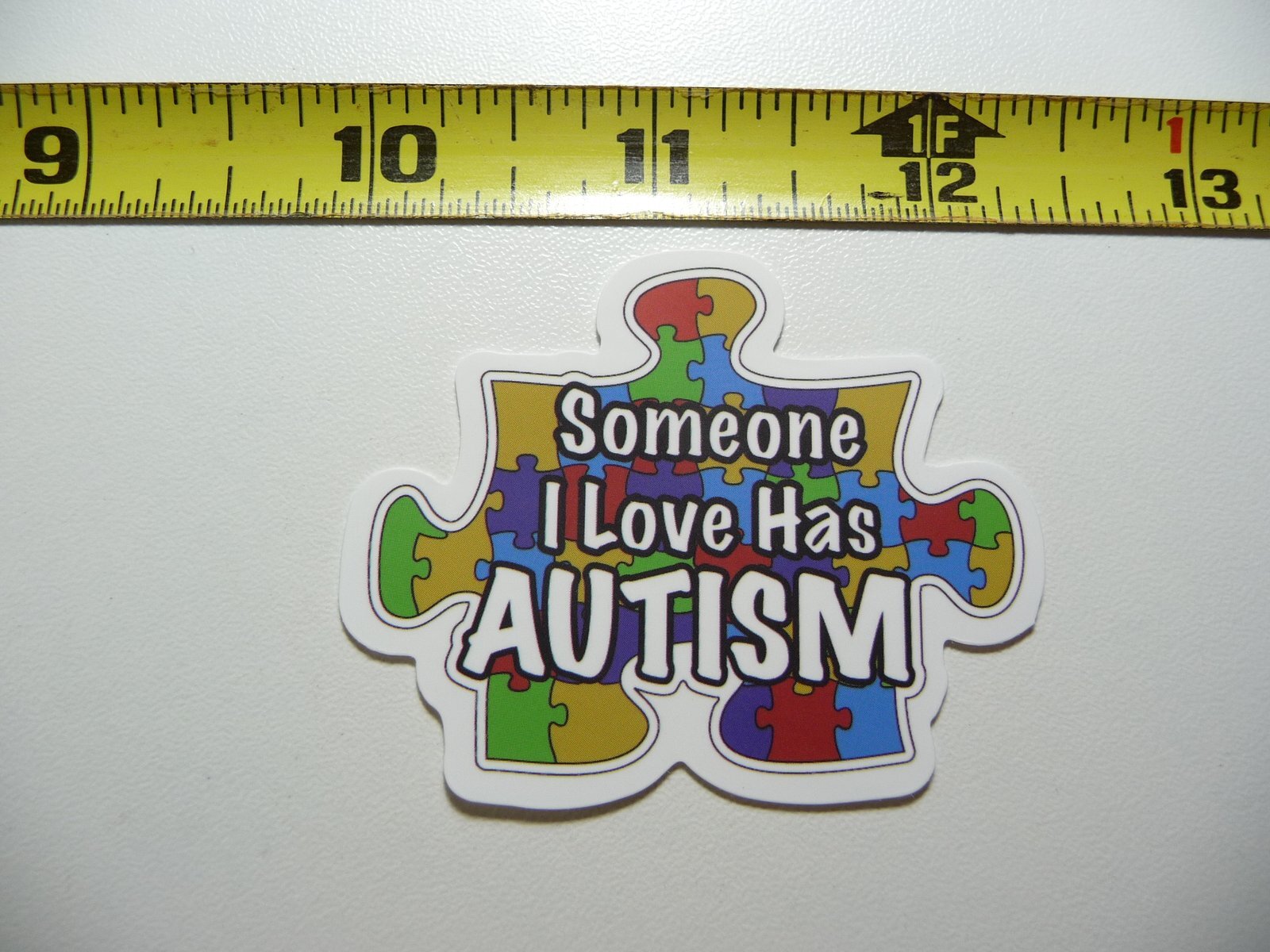 AUTISM SUPPORT DECAL STICKER SOMEONE I LOVE HAS PUZZLE PIECE OF PUZZLE PIECE