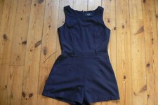 AX Paris Navy Playsuit