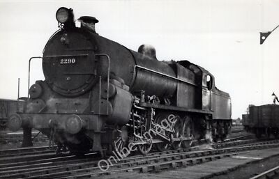 Photo Railway 6x4 LMS 0-10-0 Big Bertha No 2290 unknown shed c1946