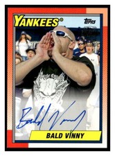 2017 Topps Archives #FFA-BV Bald Vinny Fan Favorite Autographs