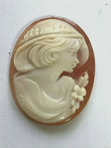 Camée Vintage En Nacre - Pour Broche, Pendentif, Parure à Remonter, à Nettoyer