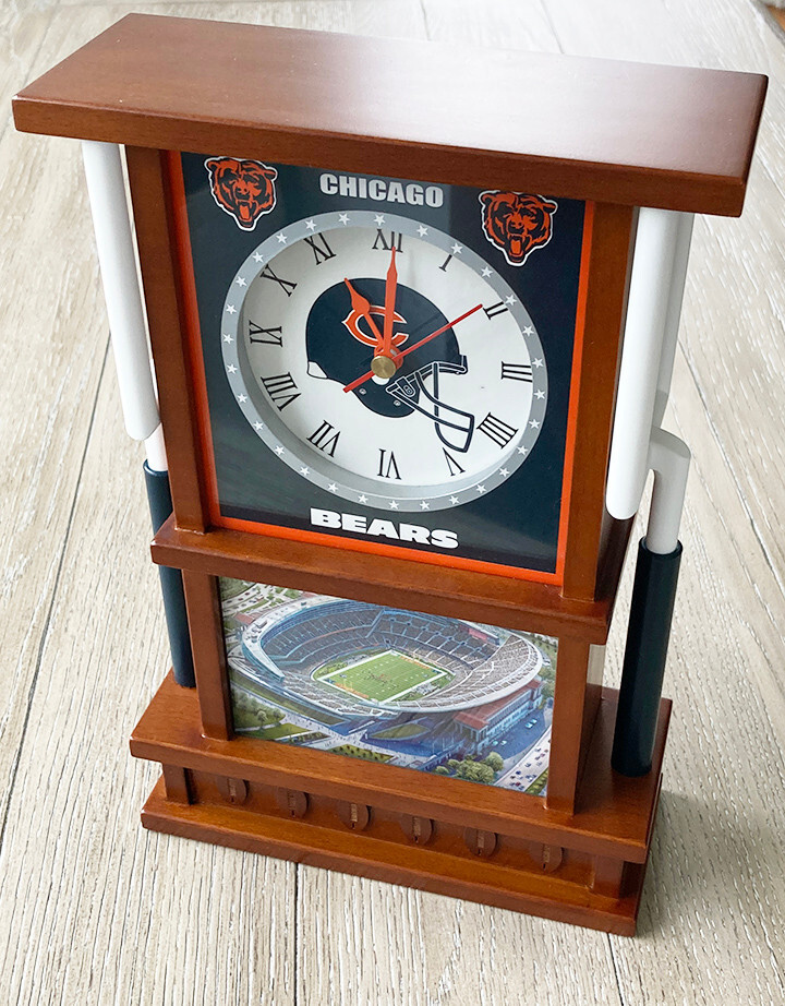 RARE-NEW Danbury Mint NFL Chicago Bears Soldier Field Stadium