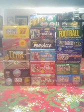 Huge Bulk Lot of 55 Unopened Old Vintage NFL Football Cards in 4 Wax Packs NEW