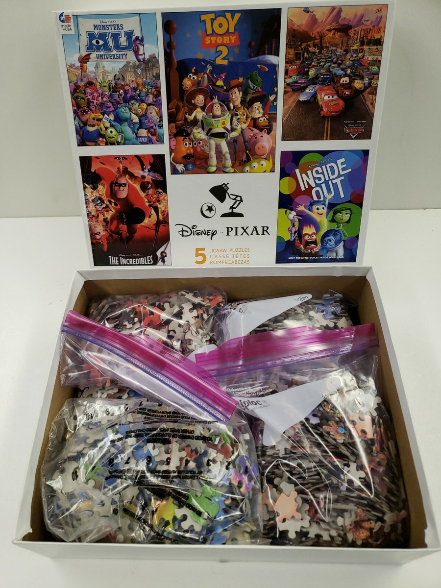 Disney Pixar Multipack Puzzles Cars, Incredibles, Toy Story