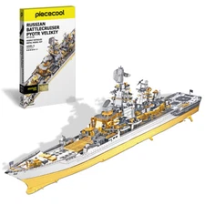 Piececool Model Kits Battlecruiser Pyotr Velikiy Metal Model Puzzles Halloween 