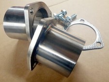 3 BOLT 2.75" Stainless Exhaust Flange Repair Kit with Gasket 70mm Tube Joint