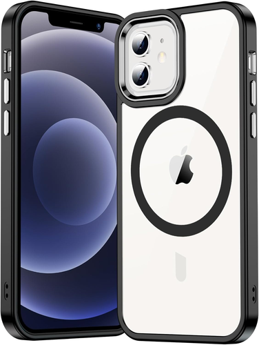 Magnetic Case for iPhone 12 Case & iPhone 12 Pro Case Clear,[Compatible with Mag