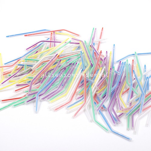 Disposable Plastic Nozzle Tips Colorful Dental 3 Way Triple Syringe Air