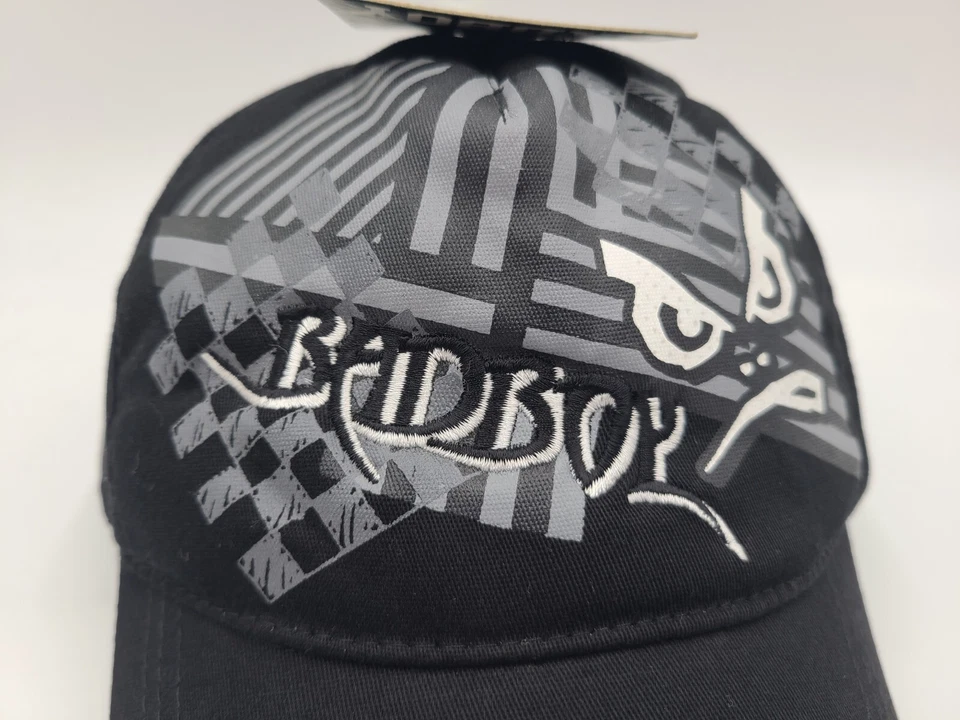 Vintage Youth Size 12-16 Bad Boy Club Snapback Hat Cap Sports Boys Girls Black - Image 4 of 4