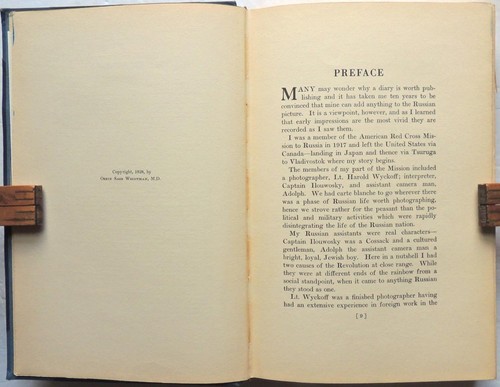 1928 SIGNED WWI Russian Revolution Allied Intervention Diary PHOTOS Russia BOOK - Imagen 8 de 14