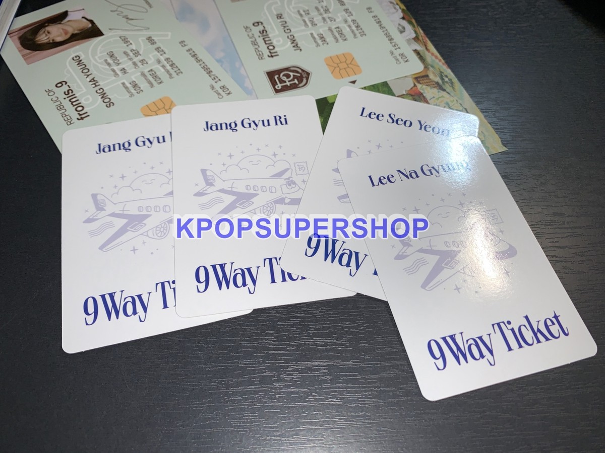 fromis_9 9Way Ticket ナギョン直筆サイン入り fromis_9 / 9 WAY TICKET【2形態セット】【UNIVERSAL MUSIC
