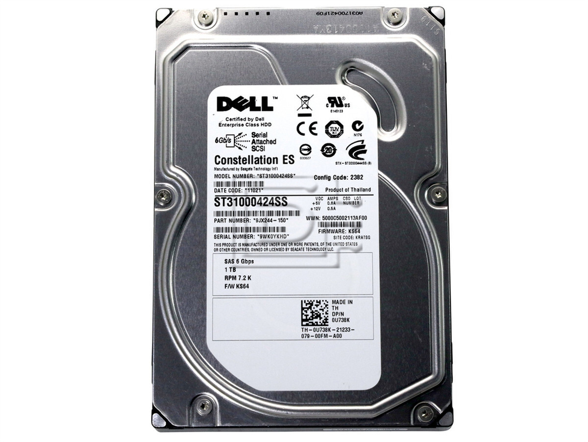 SEAGATE 9JX244-003 1TB 7.2K RPM 3.5