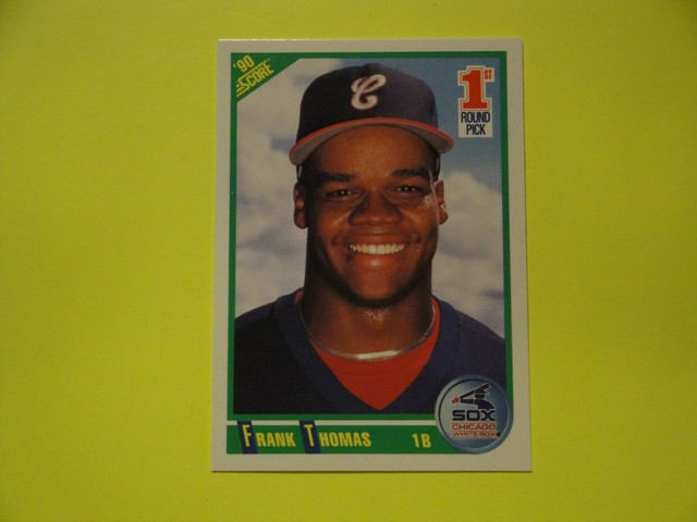1990 Score 663 Frank Thomas Rookie Card EBay