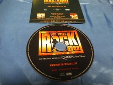 Promo - CD , We Will Rock You , Musical , 3 tracks  2003 ,Reklame 3 Wetter Taft