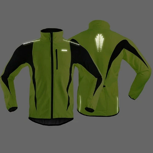Men Winter Cycling Jacket Bike Jerseys MTB Windproof Waterproof Softshell Coat - - Picture 12 of 22