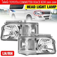 1 Pair Front Headlight Assembly Fits For Toyota Commuter Hiace KDH 2005-2009