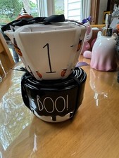 Rae Dunn HTF RARE BOO & PUMPKIN measuring Cups 2024