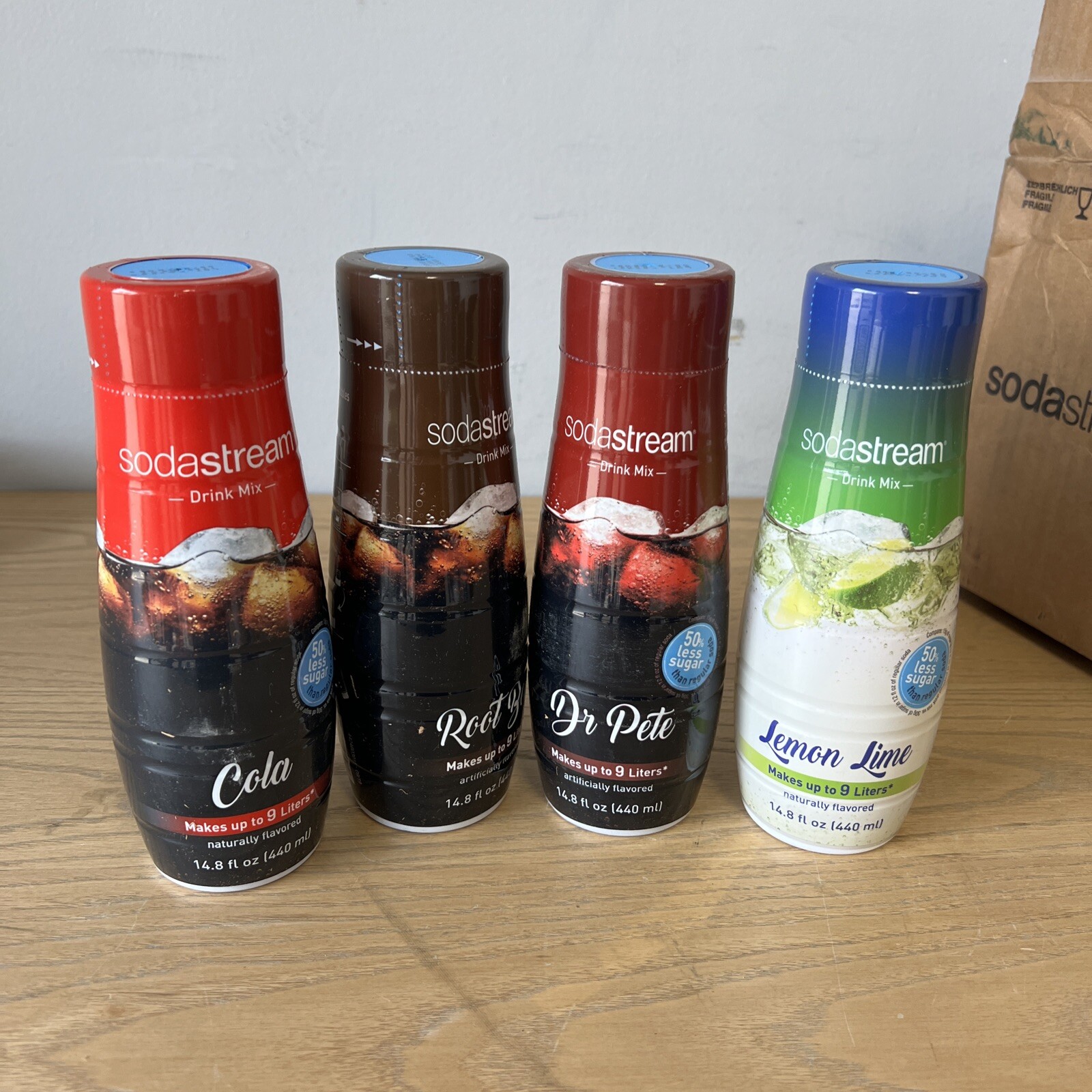 Sodastream Flavors Original Variety Pack 440ml of 14.8 Fl Oz (Pack 4