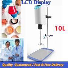 Electric Overhead Stirrer Electric Lab Stirrer Mixer Homogeniser 10L 0-2000RPM