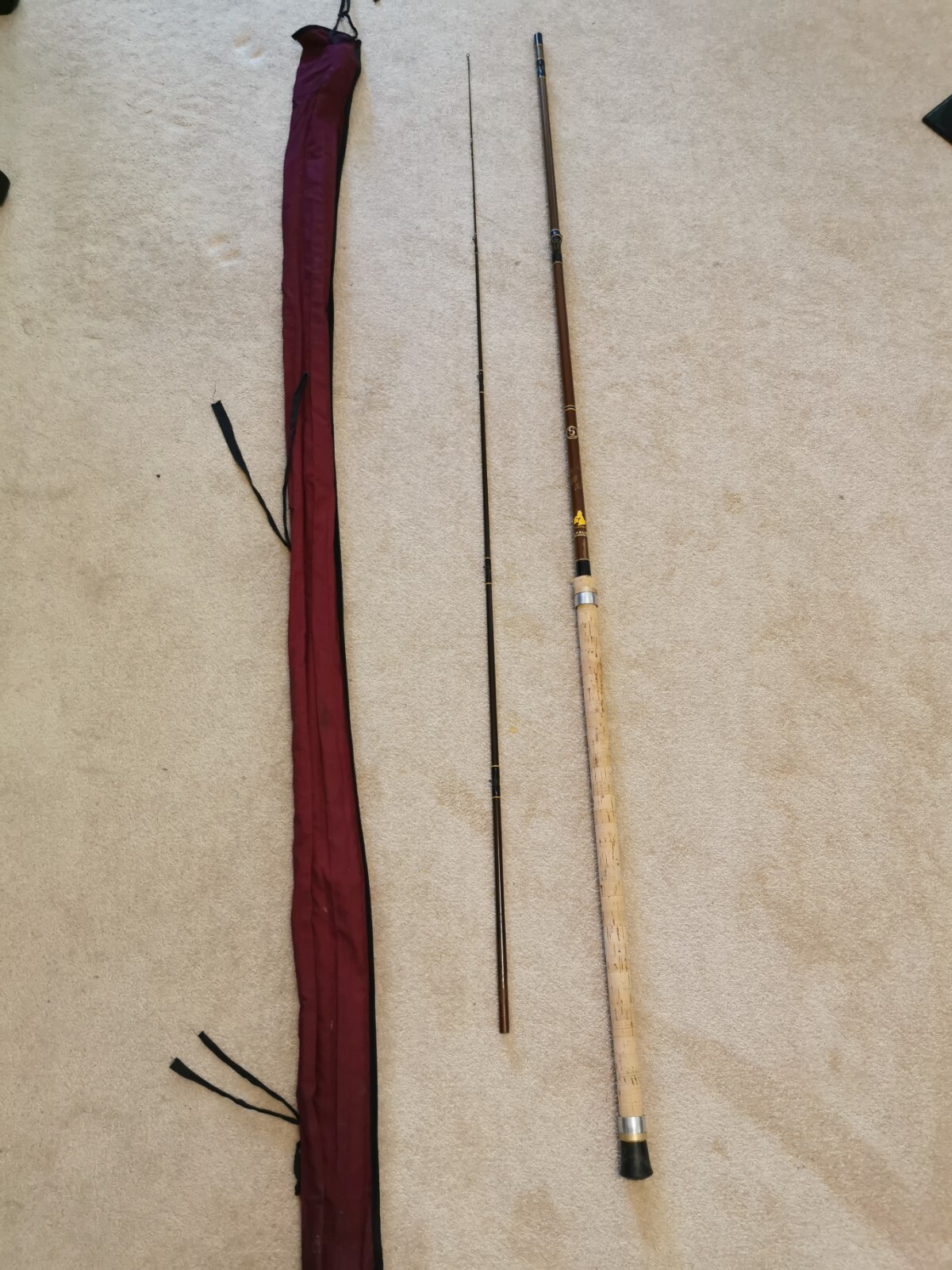 Rare Classic Sundridge 9 1/2 ft 2pc carbon match or float rod eBay