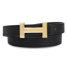 Women's Belts with Gold Buckle, Fashion Waist Band, Elegant Ladies' Belt, Gift