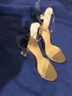 BAMBOO GOLD AND GLITTERS PARTY SHOES SANDALS HEELS SIZE 9 — photo 3
