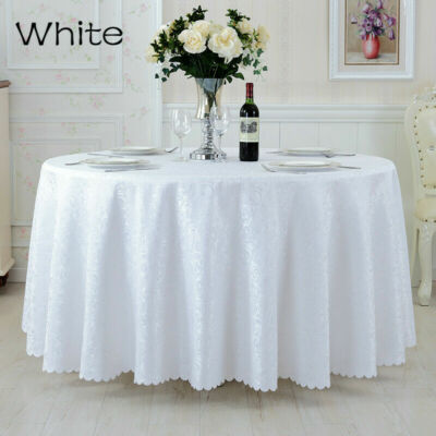 Jacquard Runde Tischdecke Hochzeit Hotel Bankett Tischdecke Home Tischdecke
