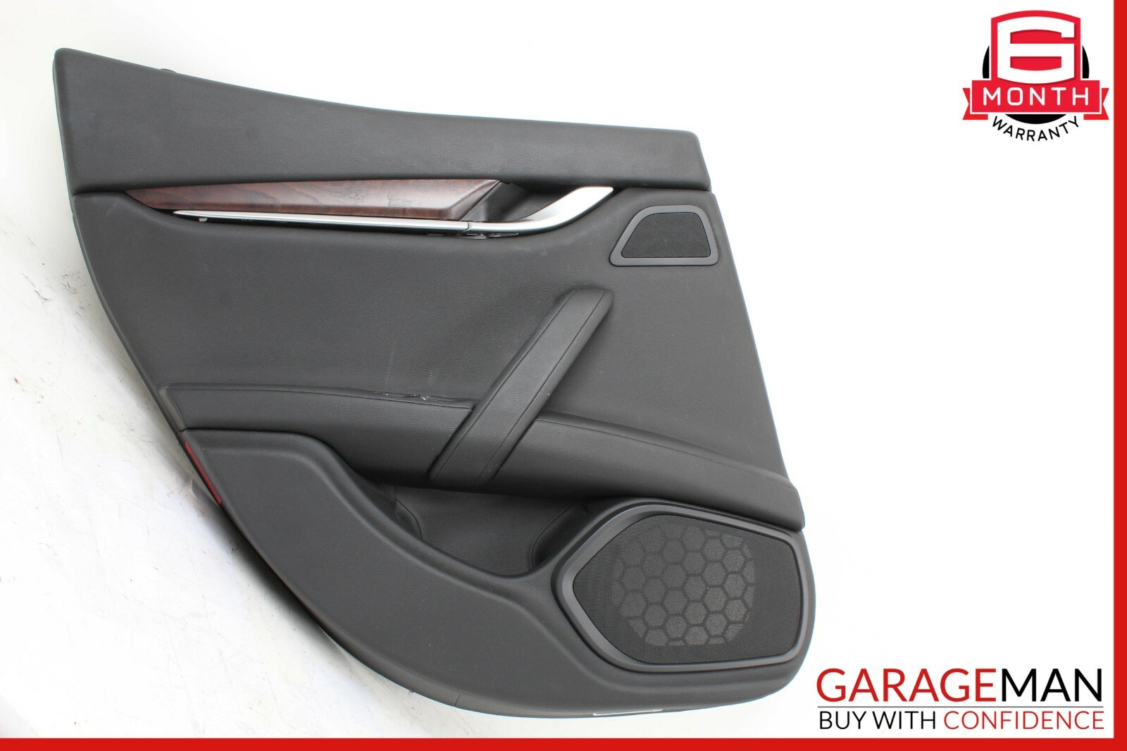 14-18 Maserati Ghibli Rear Left Driver Side Interior Door Panel Trim Cover OEM