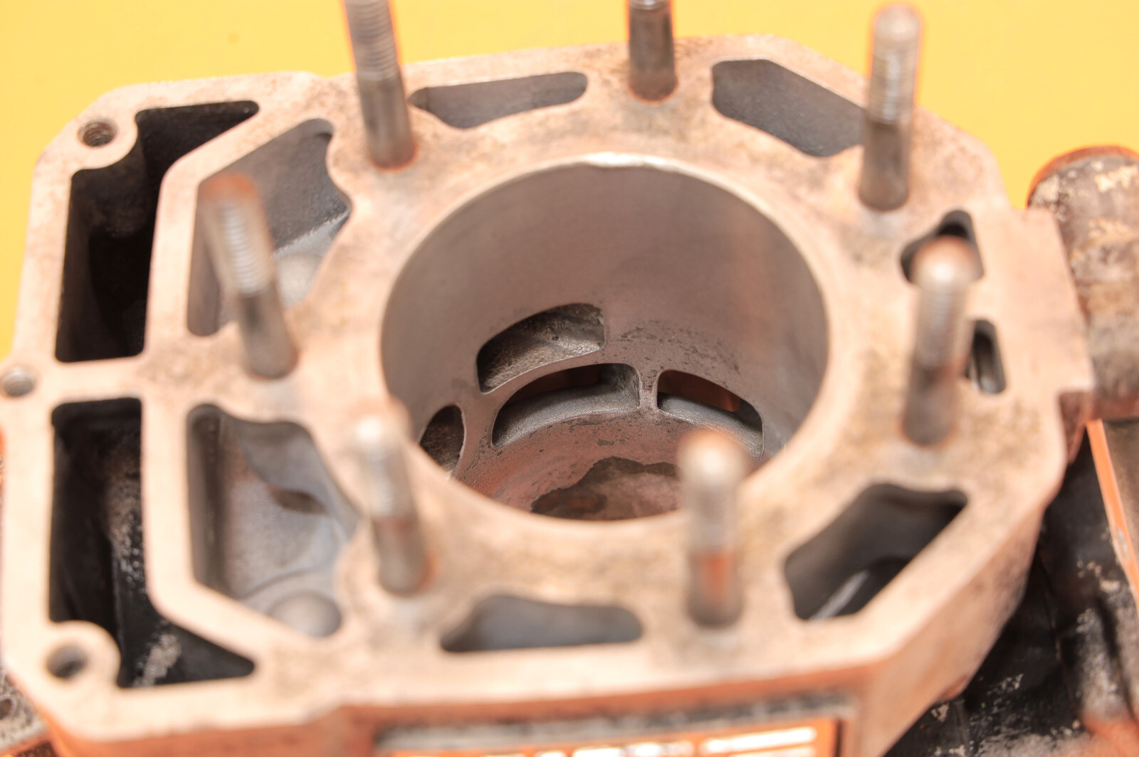 1987 87 KX250 KX 250 OEM Cylinder Jug Barrel Engine Top End Pot Bore eBay