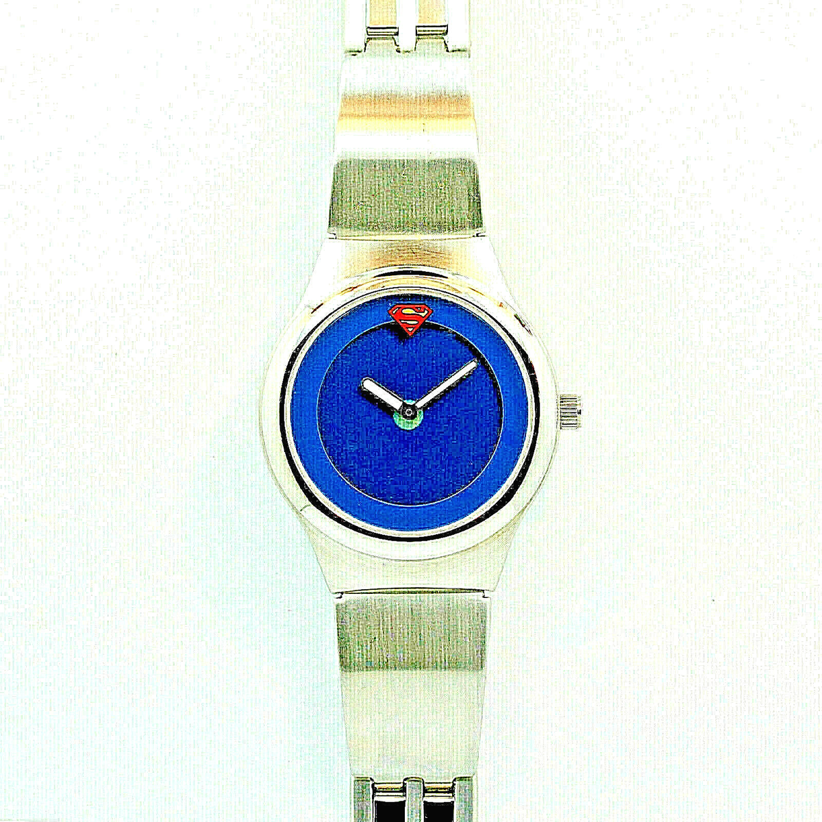 Superman Big Tic Fossil Warner Bros Rare Unworn New Vintage Metal