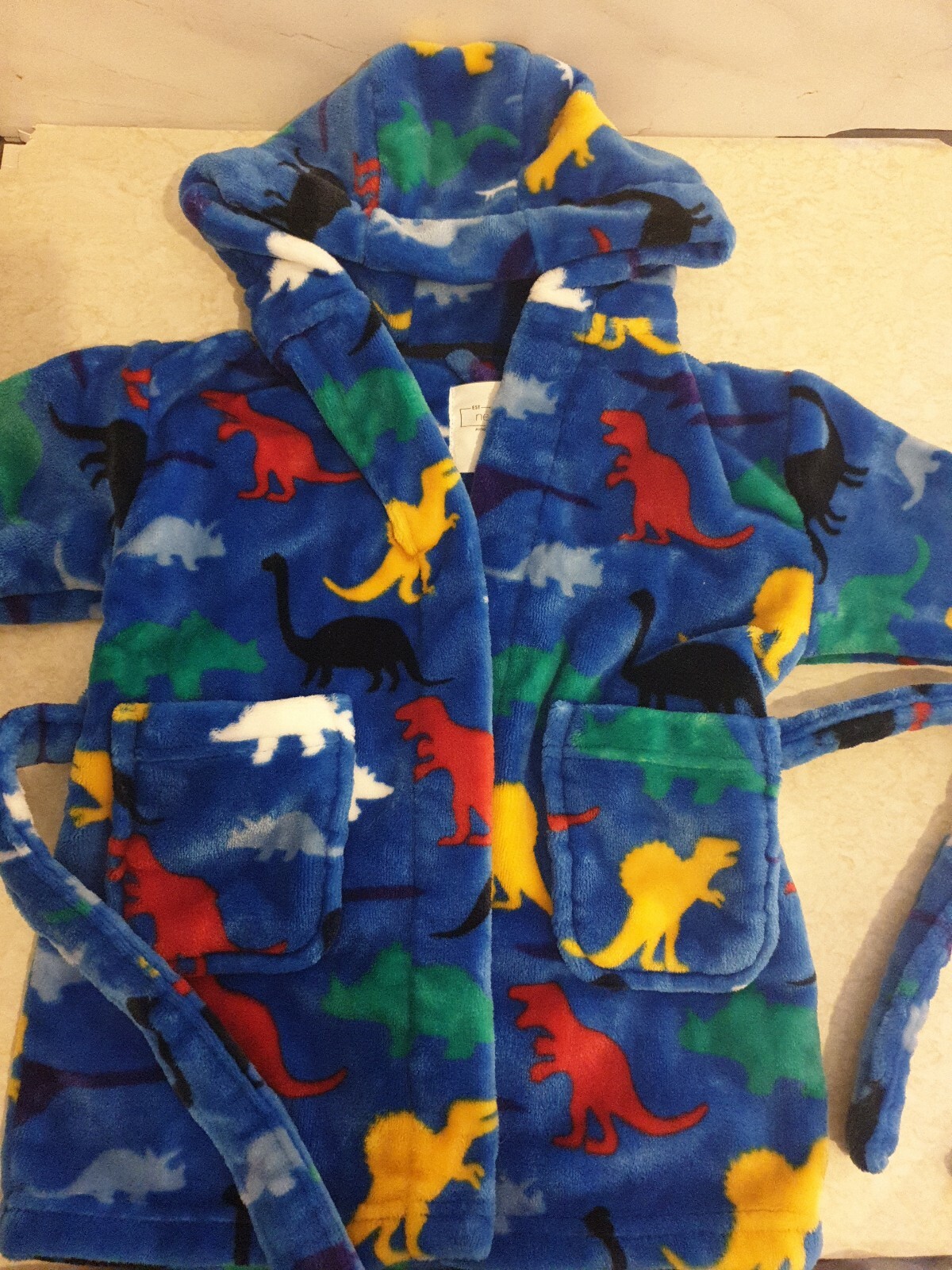 childrens dinosaur dressing gown