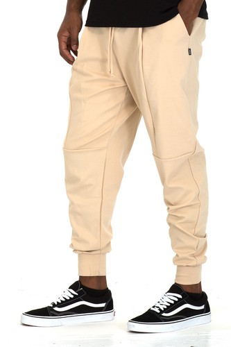 Mens Elastic Ankle and Waist Sweat Pant Jogger Track Pants - Picture 2 of 9