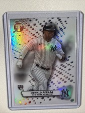 2023 Topps Pristine - Oswald Peraza Rookie Refractor New York Yankees