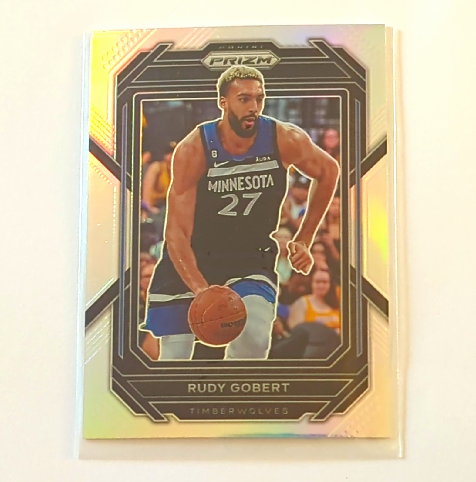Panini Prizm 2022-23 Rudy Gobert #67 Silver Prizm Timberwolves NBA